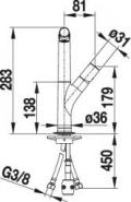 Blanco 518300 Armatur SILGRANIT®-Look