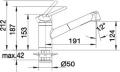 Blanco Actis-S 512917 Armatur Hochdruck