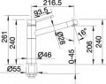 Blanco Alta 512321 Armatur Hochdruck