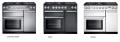 Falcon NEXUS 90 Range Cooker, Gasherd mit Elektrobackofen, slate/ Energieeffizienzklasse A