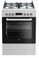 Beko FSM62320DWS Gasherd mit Elektrobackofen/ Energieeffizienzklasse A