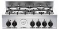 LaGermania AM64C71BX Gasherd mit Gas-Umluft-Backofen, Edelstahl, 60 cm, Energieeffizienzklasse A+