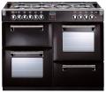 STOVES Richmond 100 DF Gasherd mit 4 Elektrobacköfen, Schwarz, Energieeffizienzklasse A