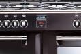 STOVES Richmond 100 DF Gasherd mit 4 Elektrobacköfen, Schwarz, Energieeffizienzklasse A