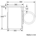 Bosch WAE2829U Waschmaschine »Exclusiv« unterbaufähig/ Energieeffizienzklasse A+++ (Spektrum: A+++ bis D)