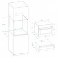 ***Auslaufmodell***Beko BCW 18500 X Einbau-Kompaktbackofen mit Mikrowelle