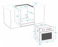 Beko BUM22340 X Elektro-Einbauherd Set, Induktion/ Herd Energieeffizienzklasse A