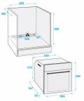 Beko BSM22321 X Elektro-Einbaubackofen Set/ Backofen Energieeffizienzklasse A