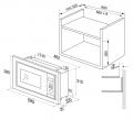 Amica EMW 13184 E Einbau-Mirkrowelle