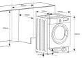 Amica EWA 34657 W Einbau-Waschmaschine/ Energieeffizienzklasse A+++