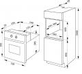 Amica EB 13722 E Elektro-Einbaubackofen/ Energieeffizienzklasse A