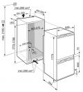 Liebherr ICUN 3324 Comfort NoFrost Einbau-Kühl-Gefrierkombination/ Energieeffizienzklasse A++