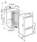 Liebherr ICP 2924 Comfort Einbau-Kühl-Gefrierkombination/ Energieeffizienzklasse A+++