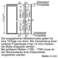 Bosch KIV34V21FF Einbau-Kühl-Gefrierkombination/ Energieeffizienzklasse A+