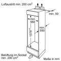 Bosch KID28X30 Einbau-Kühl-Gefrierkombination/ Energieeffizienzklasse A++