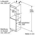 Bosch KIF42AD40 Einbau-Kühlschrank mit Gefrierfach/ Energieeffizienzklasse A+++