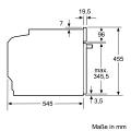 Siemens CP565AGS0 Einbau-Mikrowelle mit Dampfgarfunktion und Heißluft