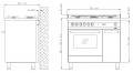 LOFRA MT96GV/C MAXIMA Range Cooker Gasherd mit Umluft-Gasbackofen/ Energieeffizienzklasse A