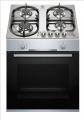 Set LaGermania P6401D9X Gaskochfeld & Bosch HBA530BR1 Elektro-Einbaubackofen/ Backofen Energieeffizienzklasse A