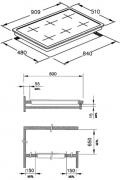 Oranier GKM2497 Gaskochfeld 249704