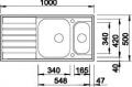 BLANCOLIVIT 6 S Centric 516191 Einbauspüle