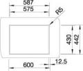 BLANCOZEROX 340/180-IF/N Edelstahl Seidenglanz Einbauspüle