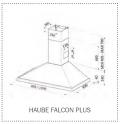 Falcon Falcon Plus 110 Edelstahl Kaminhaube