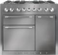 Falcon MERCURY 1000 Range Cooker, Gasherd mit Elektrobackofen, schwarz/ Energieeffizienzklasse A
