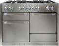 Falcon MERCURY 1200 Range Cooker, Gasherd mit Elektrobackofen, Stainless Steel/ Energieeffizienzklasse A