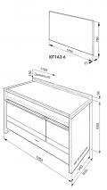 Smeg A3D-7 Gasherd mit Elektrobackofen, Opera Kochzentrum/ Energieeffizienzklasse B/B