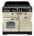 Falcon Classic Deluxe 100 Range Cooker, Gasherd mit Elektrobackofen, cream/ Energieeffizienzklasse A