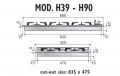 ILVE H39CV Gaskochfeld
