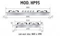 ILVE HP95PC-N Gaskochfeld, Nostalgie
